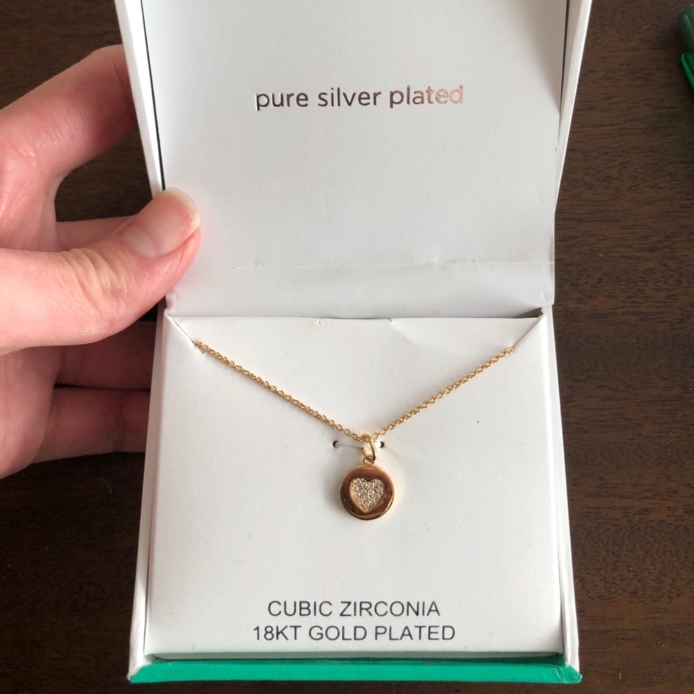 Heart Necklace 18K gold plated